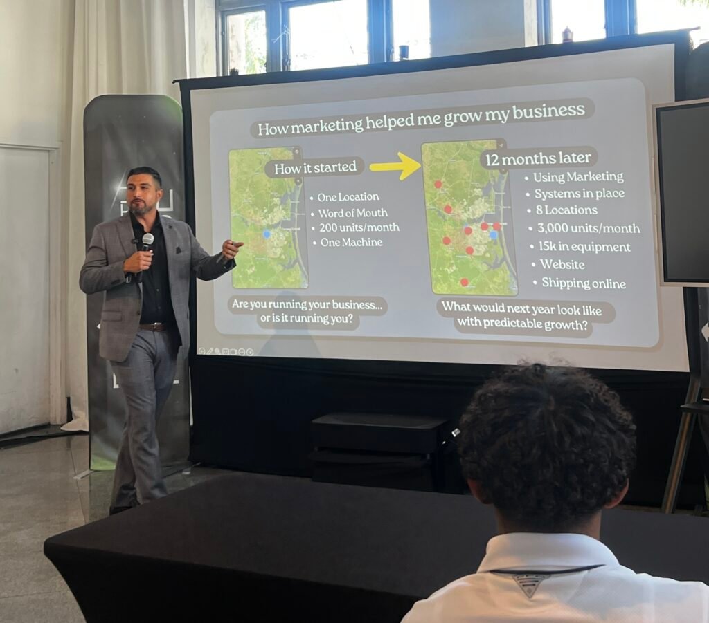 Miles Ponce growth operator for creators speaking on backend systems and scaling